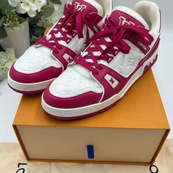 Men’s Louis Vuitton calfskin leather trainer sneakers size 11, fits 13 US - Picture 6 of 10